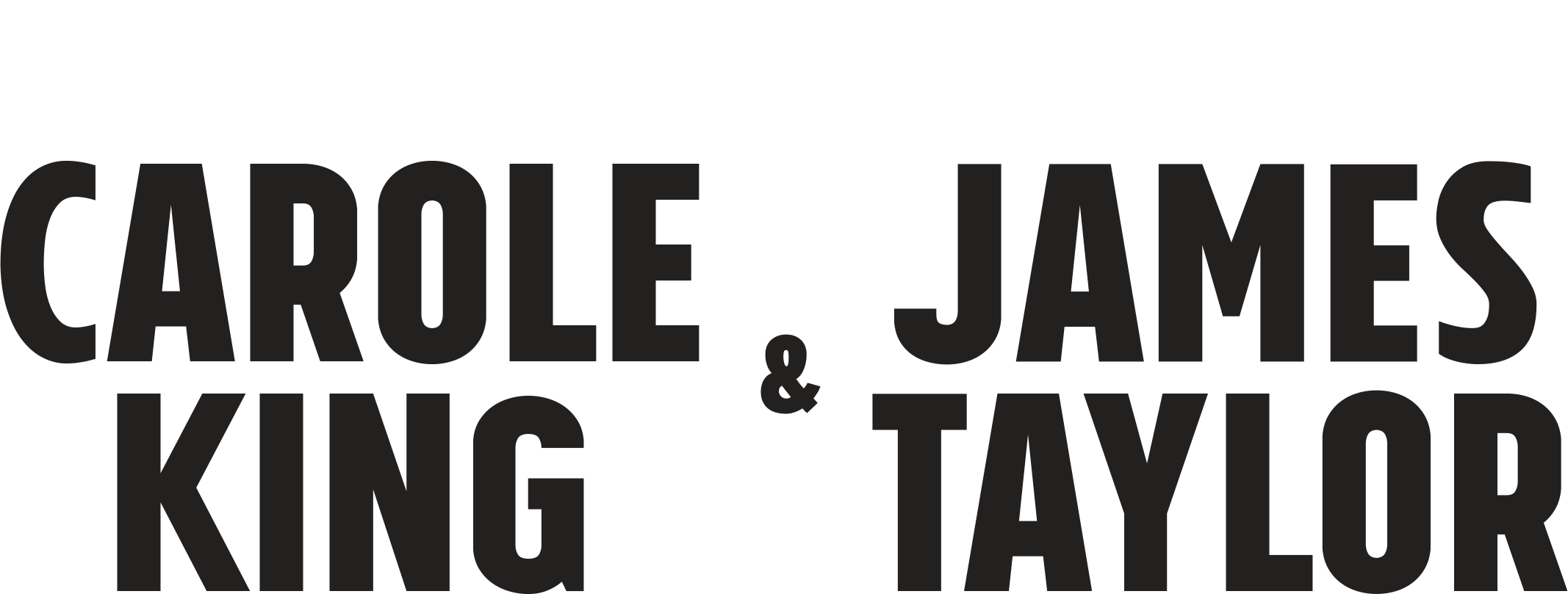 The Music of Carole King and James Taylor Logo